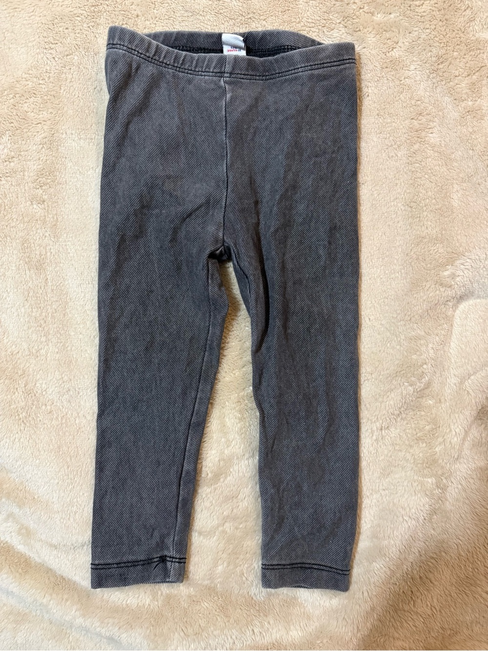Old Navy Toddler Gray Denim Look Jeggings Leggings 2T